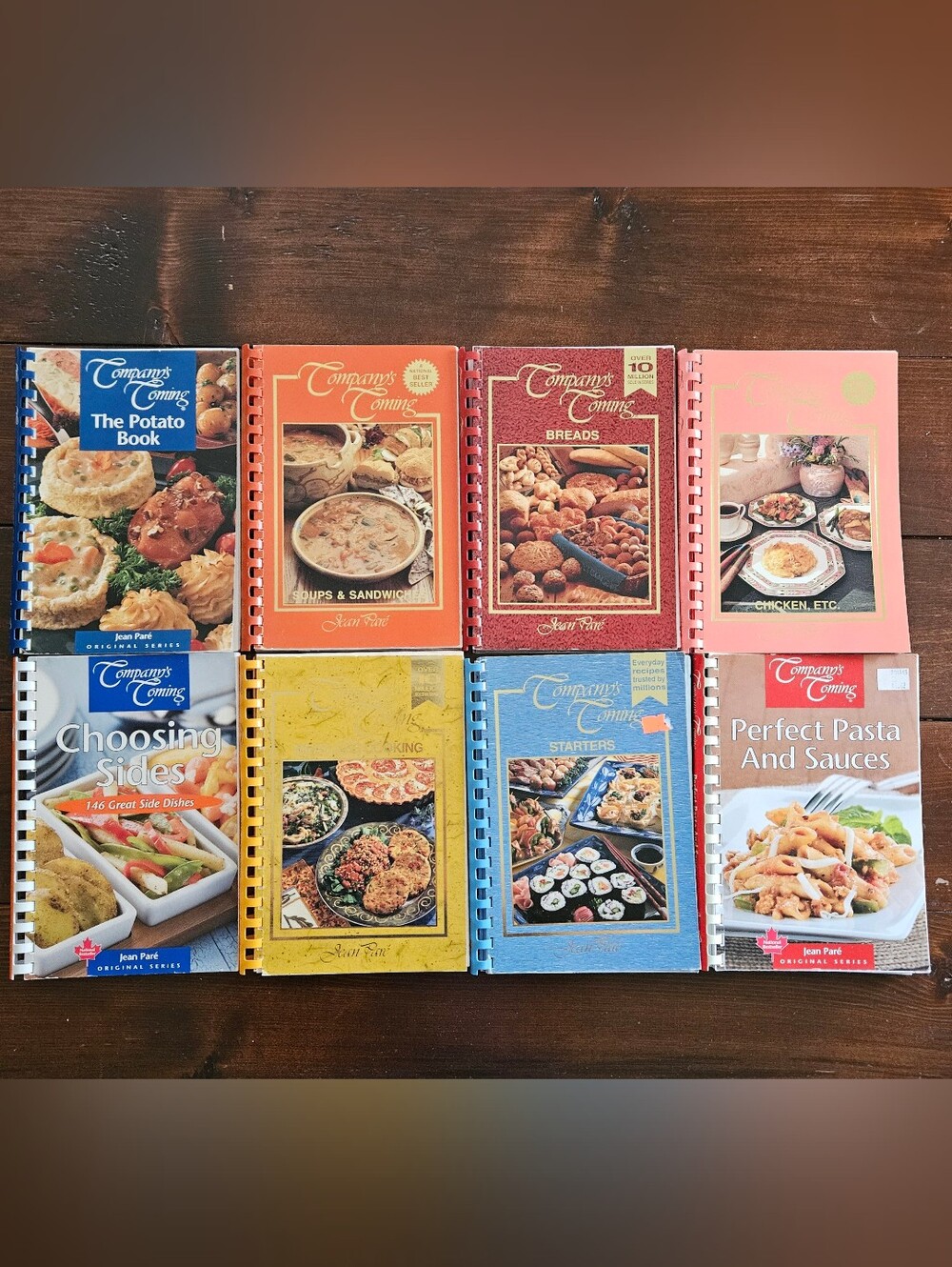 Company's Coming Quick Dinners Jean Pare 8 Spiralbound Bundle Hearty Easy Meals